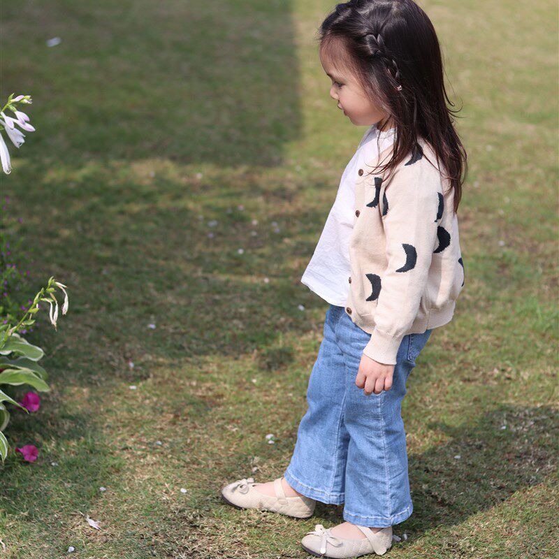新款婴幼儿连身衣儿童开衫针织毛衫纯棉男宝女宝上衣男童女童毛衣
