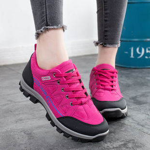 户外登山鞋女春季防水轻便徒步鞋女士运动鞋防滑耐磨休闲鞋跑步鞋