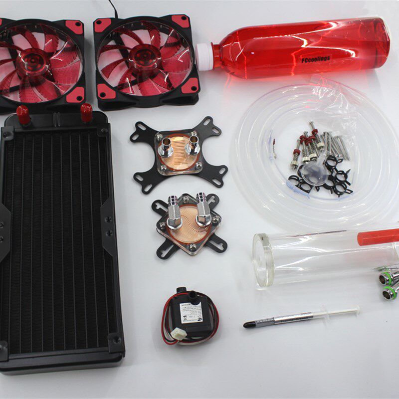 电脑水冷散热器套装cpu 显卡台式机水冷diy 水冷头水泵水箱北桥