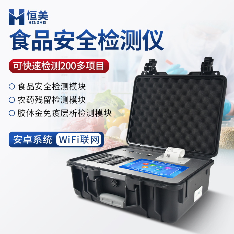 多功能食品安全检测仪果蔬肉类添加剂重金属农残分析快速检测设备