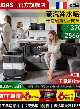 布艺清洗一体机家用洗地毯机器清洗机商用高温蒸汽沙发布艺清洁机