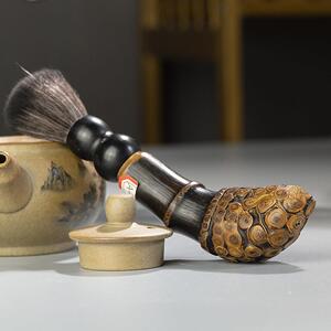 邱师傅竹木ZG001茶刷养壶笔茶盘清洁刷茶扫紫砂壶毛刷不掉毛茶刷