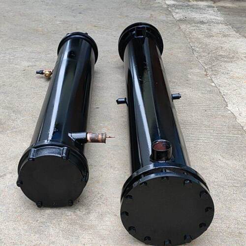 双系统壳管式冷凝器 10匹至48匹水冷冷凝器 精艺品牌冷冻库冷凝器
