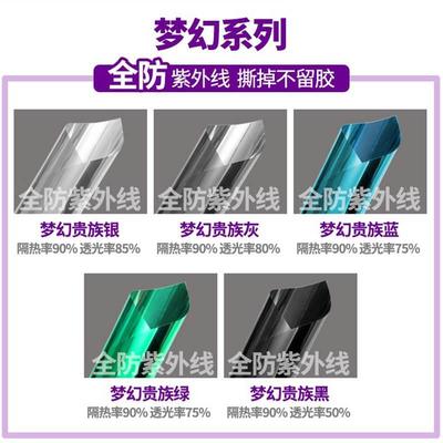 整卷防晒隔热膜家用阳台阳光房厨房窗户遮阳遮光玻璃贴纸单向透视