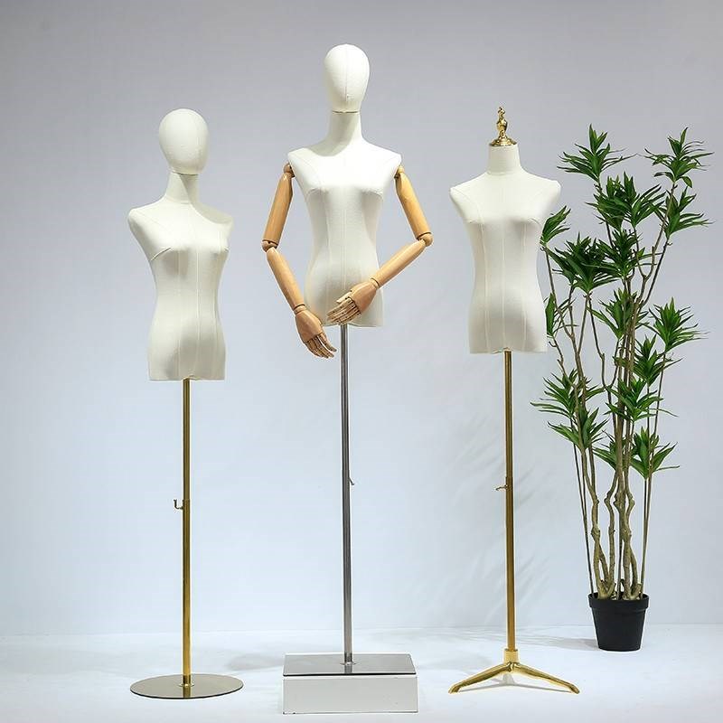 服装店模特道具女装橱窗t半全身人台衣服架子假人偶婚纱模特展示