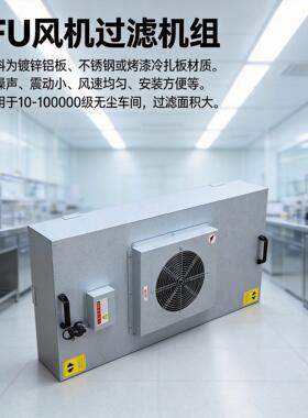 FFU风机过滤元工业净化元无尘车间洁净棚FFU效过滤机