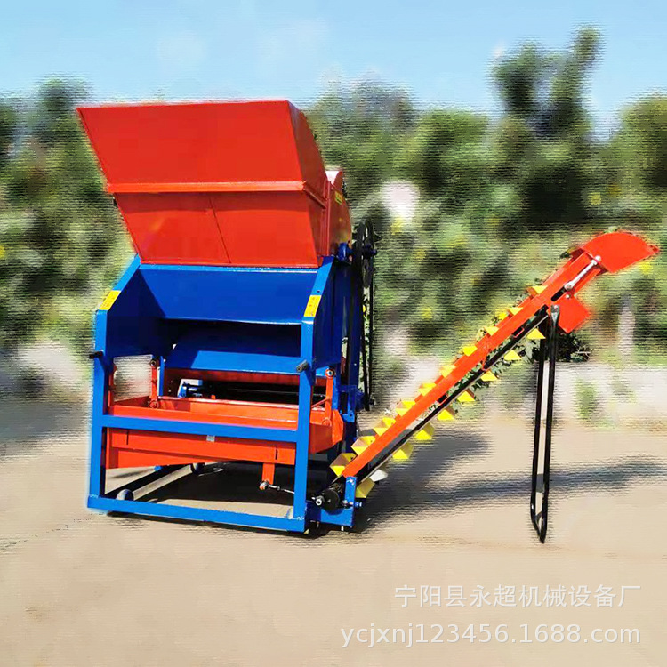 山东花生摘果机400型轻便干净秧果分离机自动装袋干湿花生摔秧机