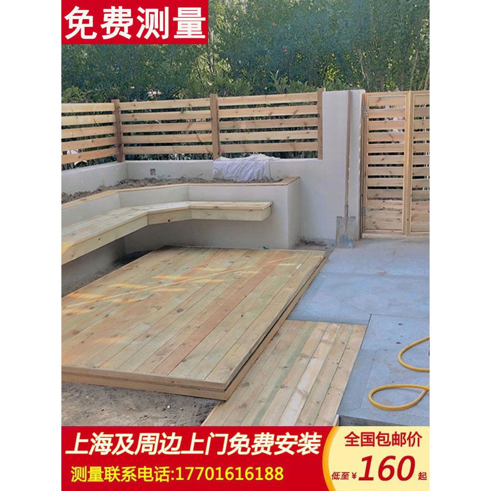 防腐木栅栏塑料木栅栏室外花园栅栏房子庭院护栏木栅栏板栏杆栅栏