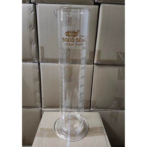 5L 5000ml玻璃量筒刻度量杯带校准证书