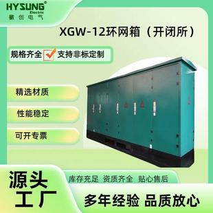 12户外开闭所充气柜带开关电缆分支箱 10kV户外高压环网柜XGW