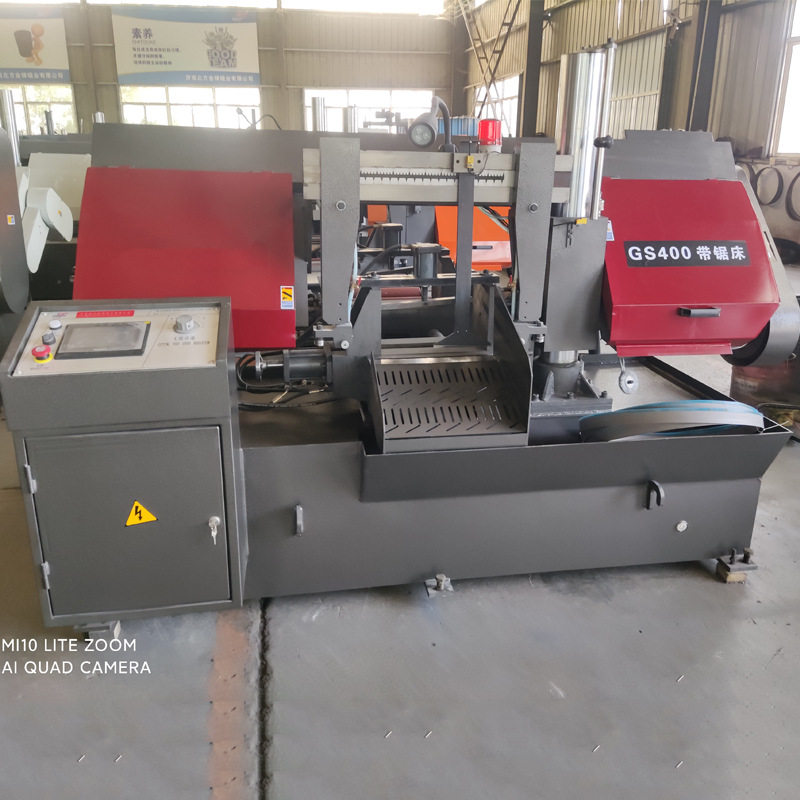 双立柱卧式金属带锯床 数控金属带锯床工厂发货 成捆钢筋切断机床