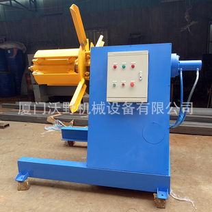 钢带放料机 厂家定制7吨 1250mm 液压放料机 大型液压开卷机简易式