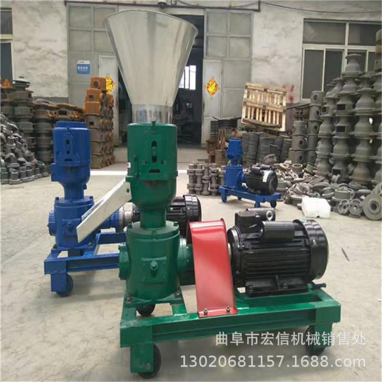 青草玉米颗粒饲料机 杂粮豆粕制粒机粗细均匀长短能调 平模颗粒机