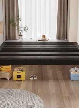 香港锻铁床榻榻米单人床铁框床排框床无床沿凸窗床订制尺寸