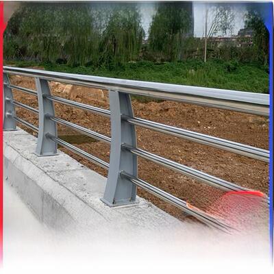 不锈钢桥梁防撞护栏高速护栏河流景观安全隔离护栏碳钢护栏支架