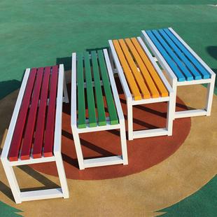 公园椅户外长椅防腐休闲排椅浴室长椅子休息铁艺长凳阳台实木条凳