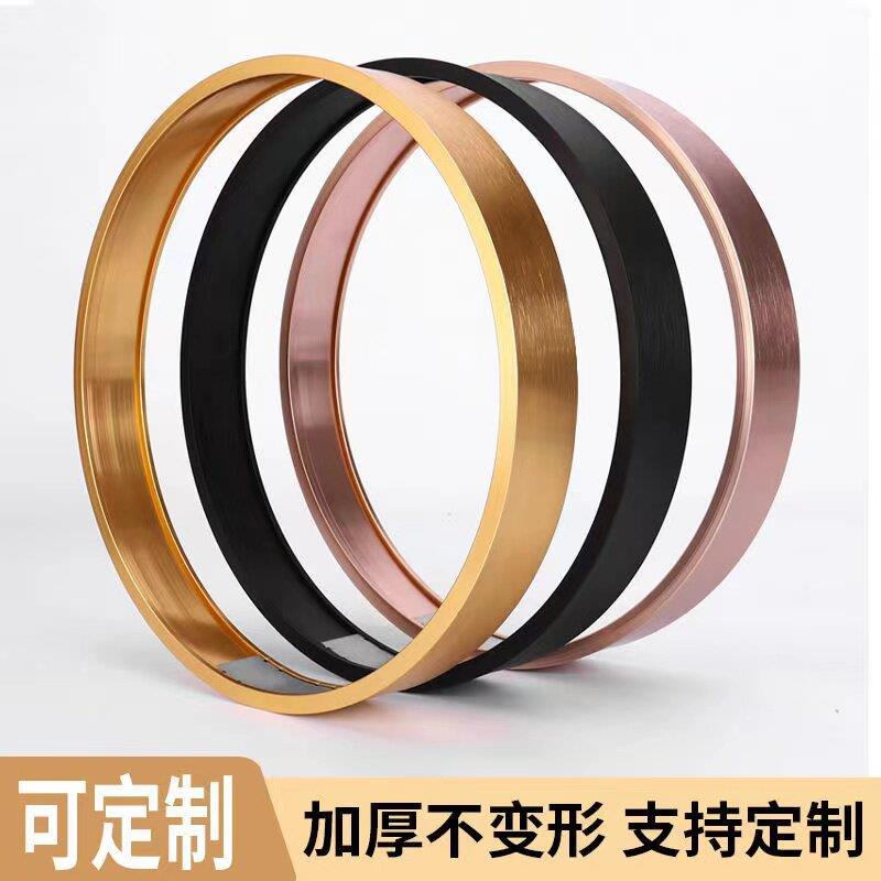 铝合金框圆形框金属相框照片框十字绣钻石画 画裱框镜框定制定做