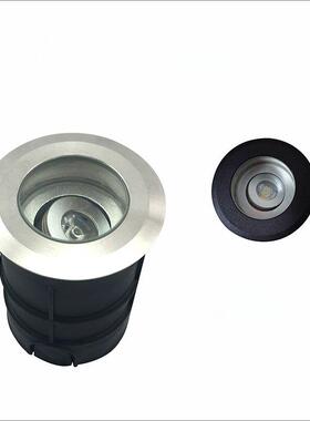 Led可调角度地下灯户外防水3W嵌入式地下灯室内墙射灯偏光落地灯