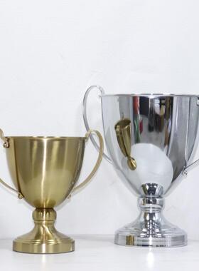 现代装饰摆件奖杯简约时尚精美家居客厅铁艺摆件家居装饰奖杯摆件