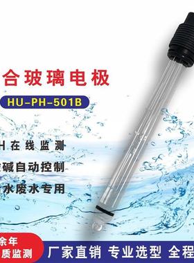 台湾HUBBLE HU-501B PH计探头工业在线污水检测PH传感器复合电极