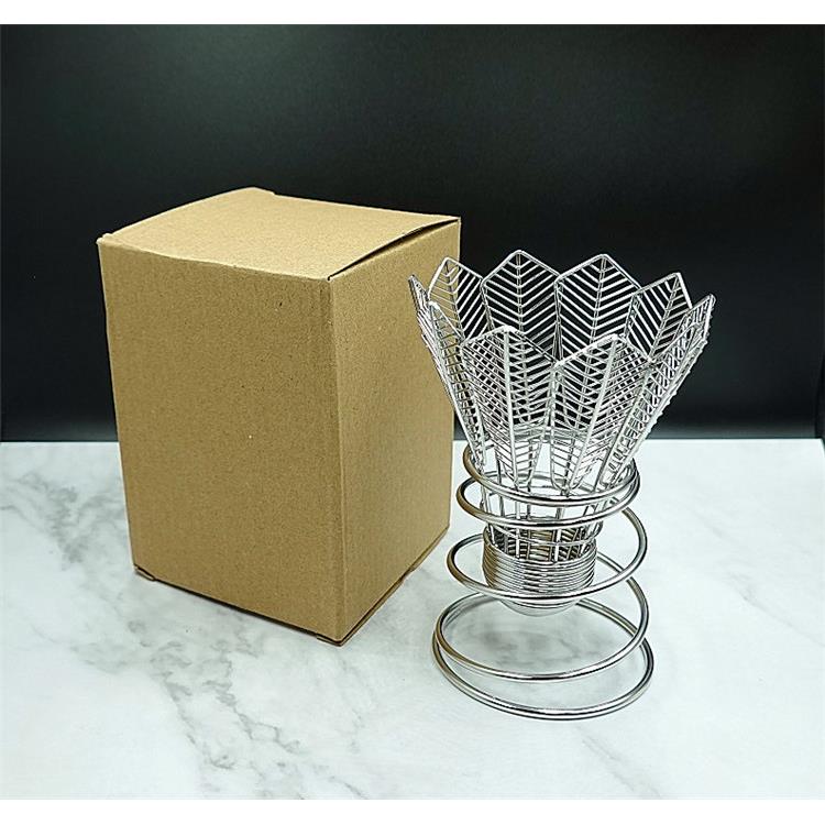 创意羽毛球笔筒手工艺品铁艺办公用品个性化妆筒桌面饰品摆件礼品