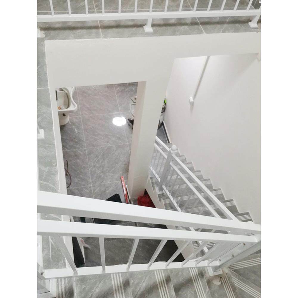 现代铁艺楼梯扶手实木阁楼围栏走廊飘窗铁艺栏杆室内家用阳台护栏