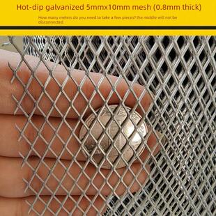 镀锌网菱形钢丝网铁丝网栅栏保护网菱形装饰网装饰天花板网