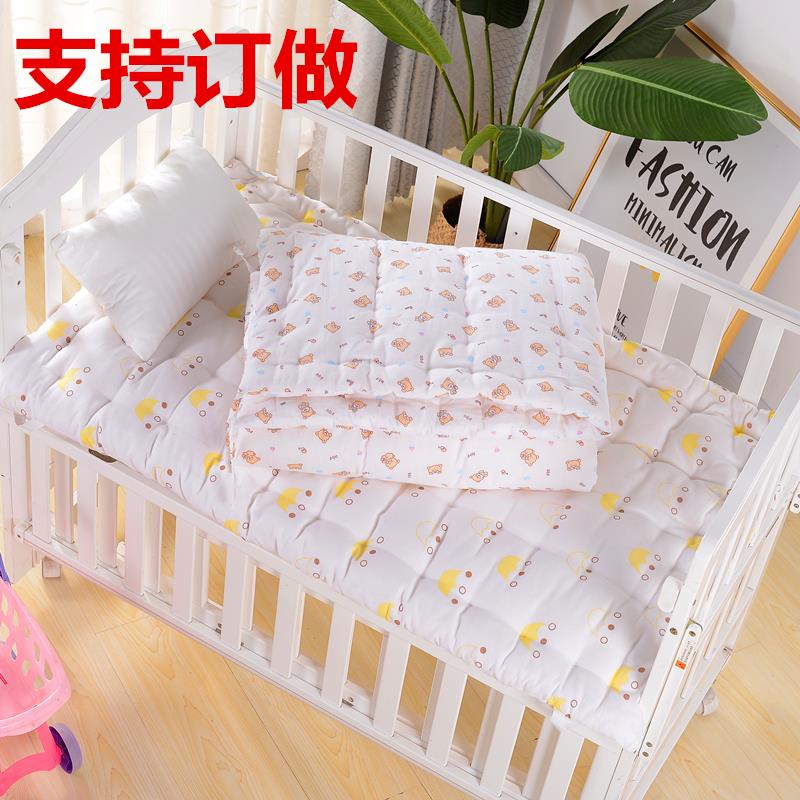 定做手工棉花被子幼儿园床垫儿童褥子单双人棉絮婴儿冬被全棉被芯