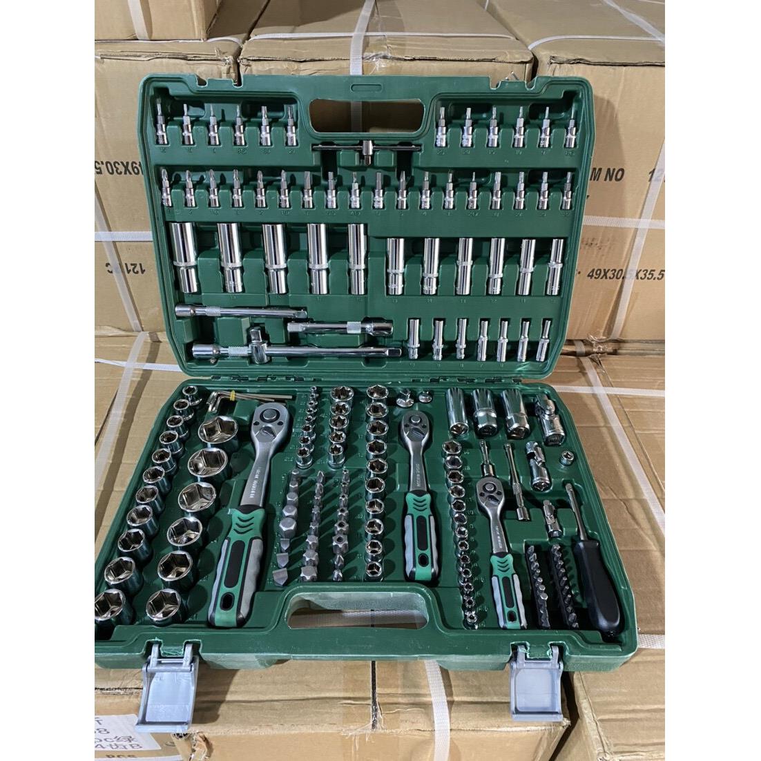 172件套72齿汽修工具套装汽车维修组套套筒扳手组合工具维修工具