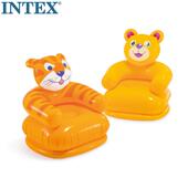 正品 INTEX儿童懒人沙发休闲充气沙发家居植绒沙发时尚 舒适躺椅