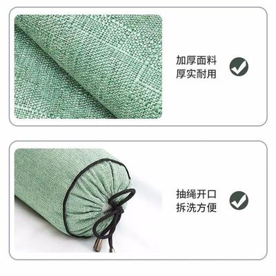 颈椎枕荞麦皮修复睡觉专用生理曲度变直矫正器助睡眠圆柱护颈枕头