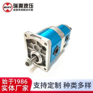 厂家挖掘机齿轮泵增压泵机械双联泵齿轮油泵