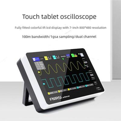 新版FNIRSI 1013D 双通道 数字触摸平板示波器100M带宽1GS采样率