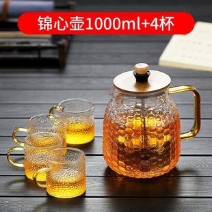 玻璃煮茶壶耐高温大容量泡茶壶电陶炉煮茶器家用烧水单壶茶具套装