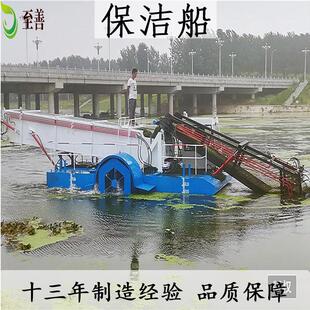 水浮莲打捞船 水葫芦打捞船 凤眼莲收割船 全自动打捞船 清漂船