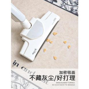 高级衣帽间房间床前床下地垫防滑定制 防水防污床边毯卧室地毯法式