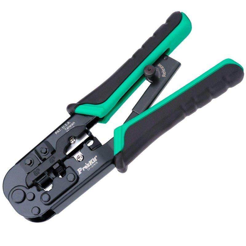 台湾进口宝工压线钳子套装CP-376TR多功能水晶头网线钳网络工具