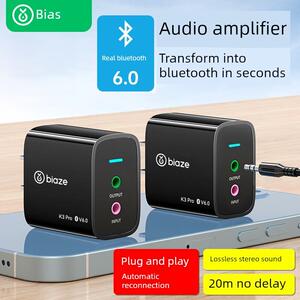 毕亚兹蓝牙接收器6.0老式音响箱专用aux线音频发射适配功放模块