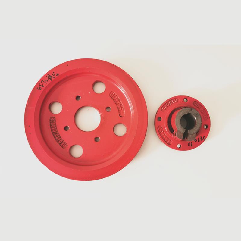 福田雷沃GE70小麦收割机前割台皮带轮轮毂分体改装加装配件过桥轮