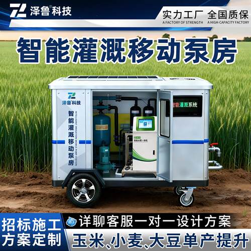 智能灌溉移动泵房水肥一体机高标准农田滴喷灌施肥一体化设备泵站