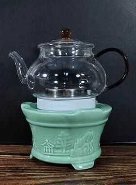 正稻陶然炉快速陶瓷泡茶壶 电陶炉电热水壶烧水煮花茶养生茶炉