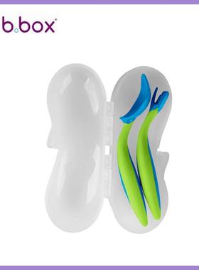 bbox叉勺儿童副食品餐具叉子勺子碗软汤匙宝宝歪把勺子防割嘴叉子