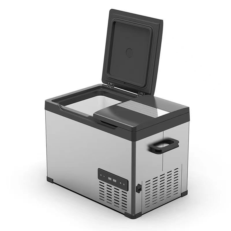 冰虎车载冰箱压缩机制冷车家两用12V汽车J24V大货车专用双门小冰