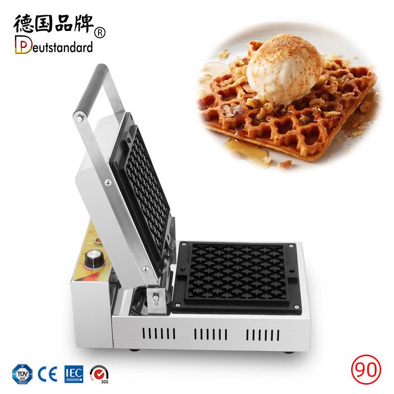 商用华夫饼机华夫松饼设备蜂蜜华夫烤饼机电热翻盖华夫电饼铛