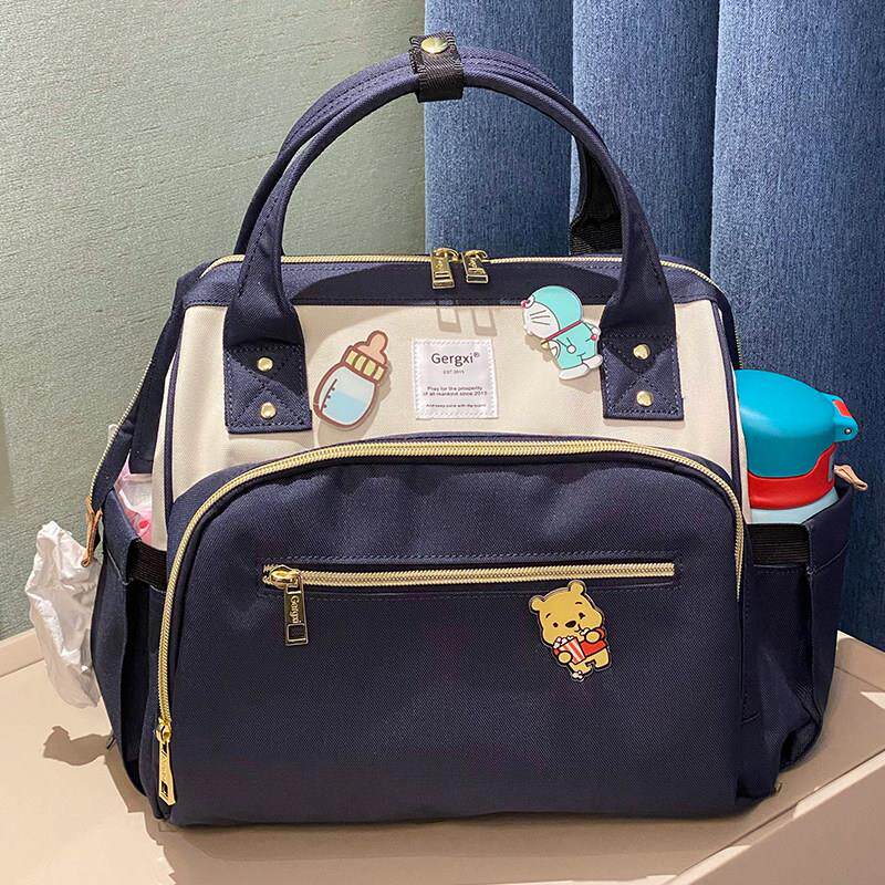 格希升级版三用妈咪包女式时尚牛津布防水大容量单肩斜挎包