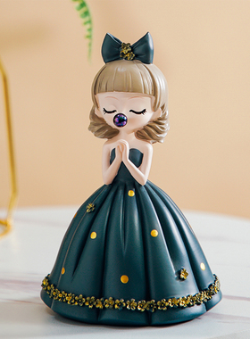 可爱女孩系摆i件简约创意房间卧室儿童房装饰家居饰品礼物