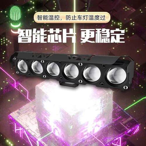 电动车灯强光摩托车LED大灯超亮三轮车改装外置 12V60V流氓灯射灯