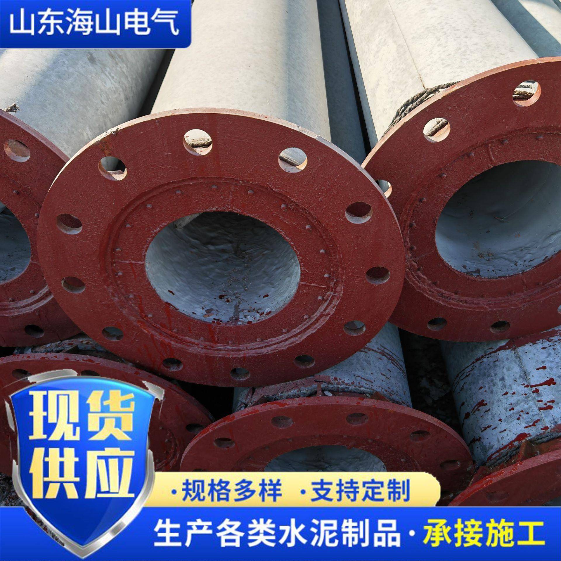 大弯距电杆线路终端电线杆无拉线电杆