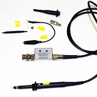 示波器探头 无源电压探头 200M探棒探针250M300M测试线BNC探头