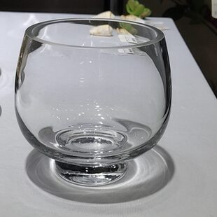 透明玻璃花瓶泡酒瓶宽口大肚矮有脚水养泡葡萄酒桑椹酒瓶壶带龙头